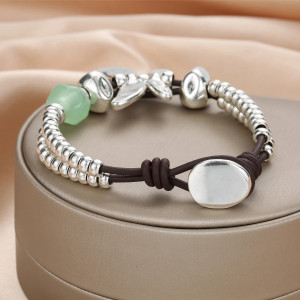 Bracciale Libellula con Perle Argentate | Gioiello Elegante