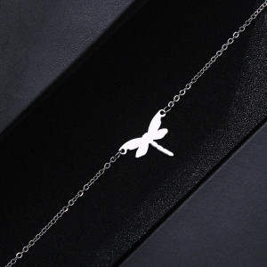 Elegant Dragonfly Bracelet | Gold & Silver Stainless Steel