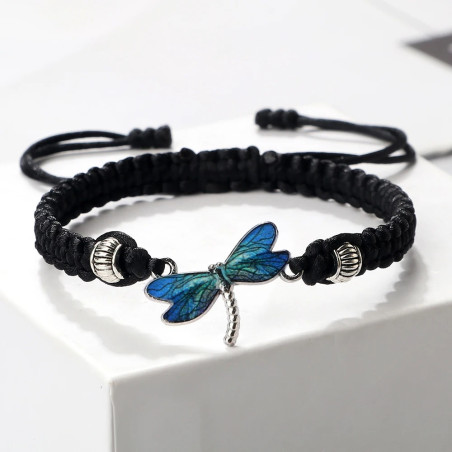 Bracelet Libellule Artisanal 'Reflet Azuré' | Idée Cadeau