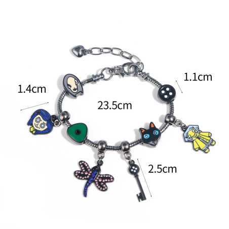 Cute Dragonfly Charm Bracelet | Whimsical Enamel Jewelry Gift