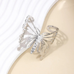 Pulsera Mariposa Dorada y Plateada 'Destello de Libertad'