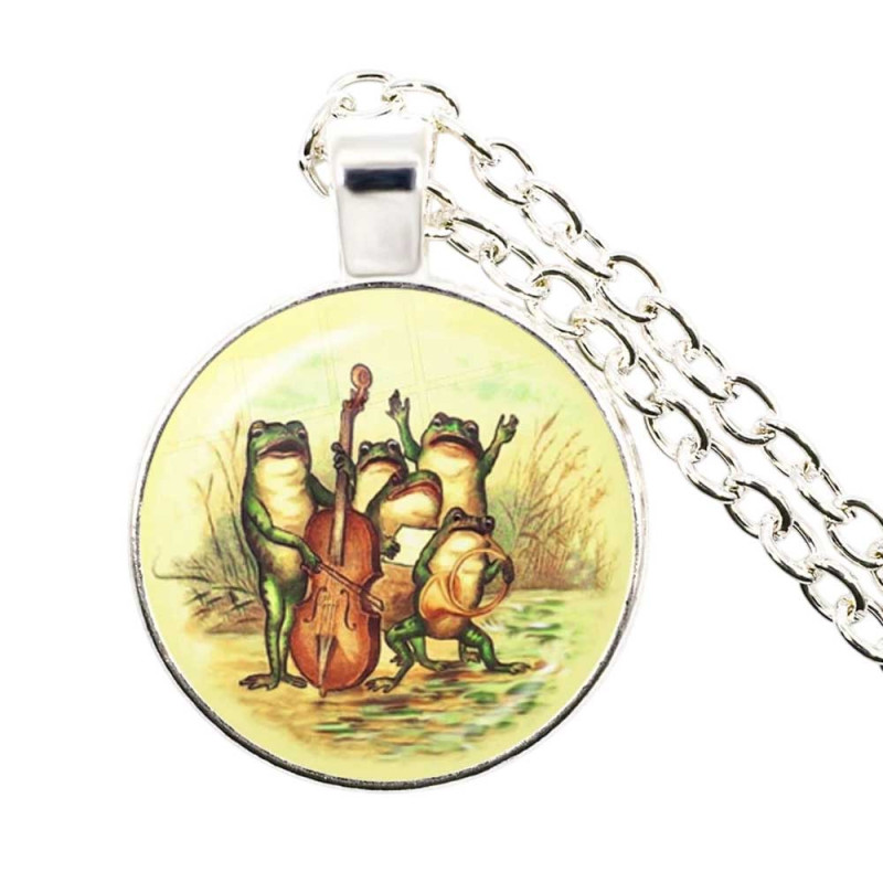 Collier Symphonie des Grenouilles | Joli Cadeau Bijou Nature