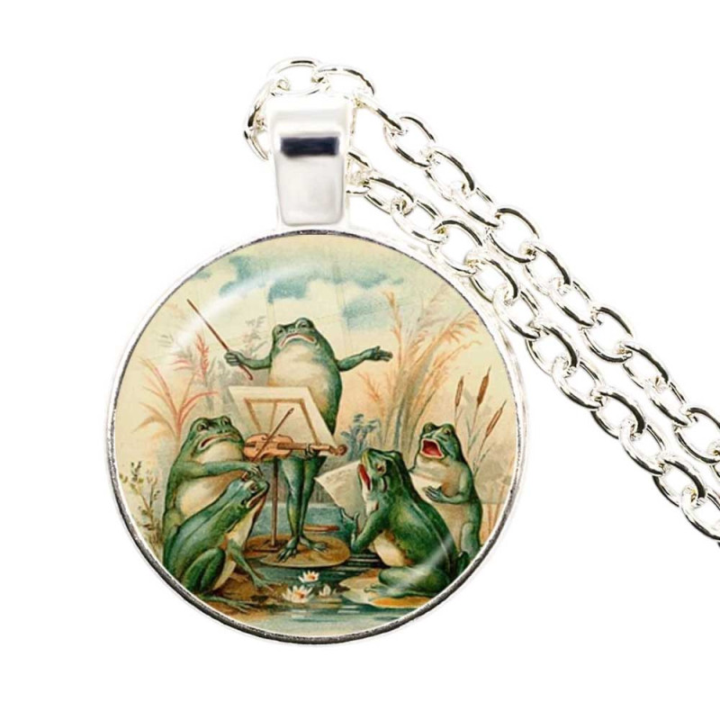 Collar Rana Orquesta Vintage | Joyas Naturaleza & Música