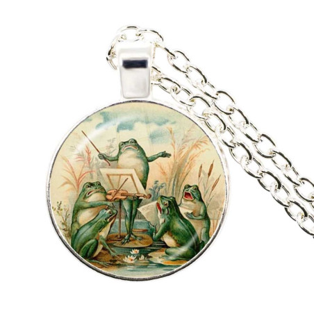 Collana Orchestra di Rane | Gioiello Originale Donna Regalo