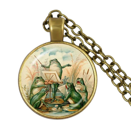 Collana Orchestra di Rane | Gioiello Originale Donna Regalo