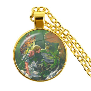Collier Grenouille Baiser de Fée | Bijou Conte de Fées Unique