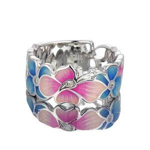 détails Bague Papillon Éclat Printanier
