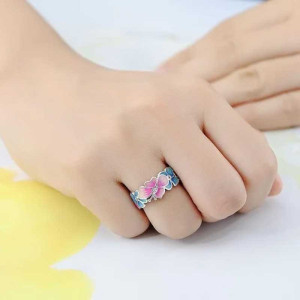Bague Papillon Éclat Printanier - Argetn Sterling 925 !