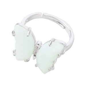 Bague Papillon Opaline Éthérée