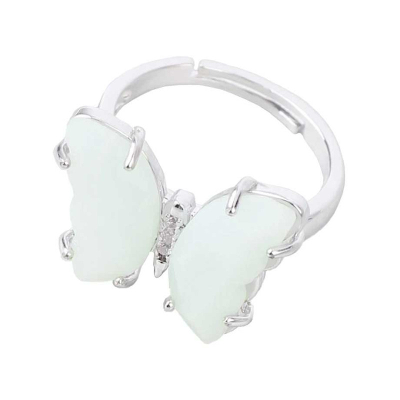 Anello Farfalla Opalina Eterea – Eleganza in Pietra e Zirconi