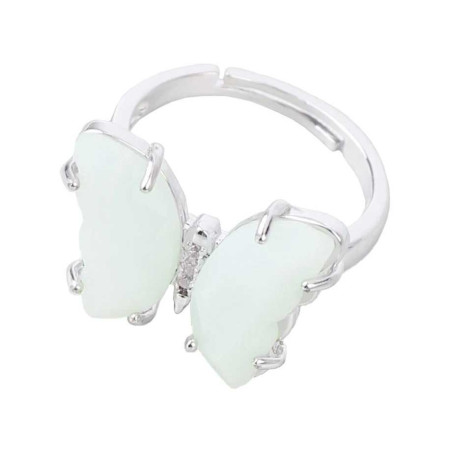 Bague Papillon Opaline Éthérée