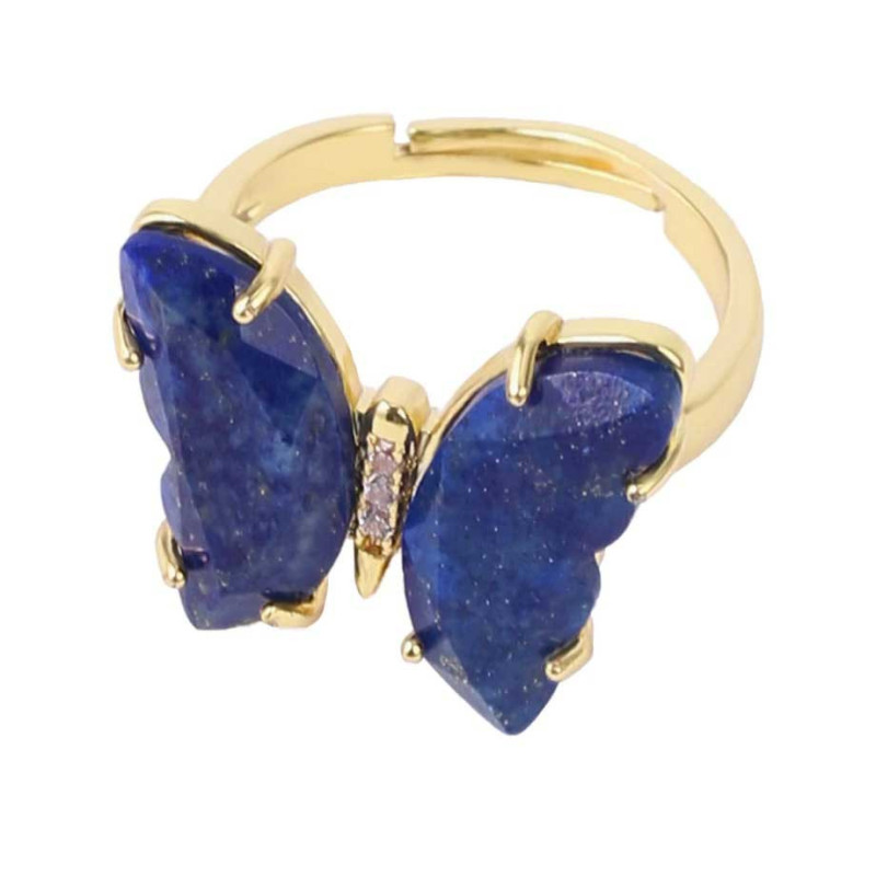 Bague Papillon Améthyste Mystique