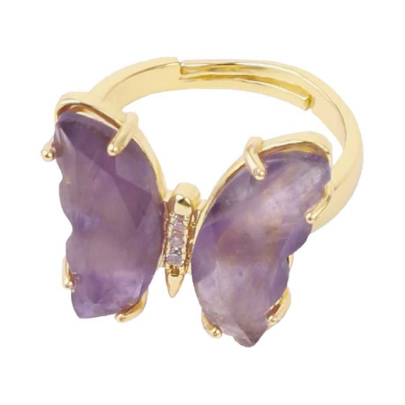 Bague Papillon Lapis-Lazuli Élégance