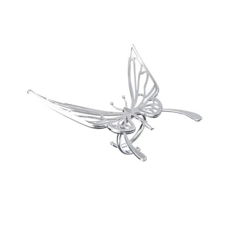 Bague Papillon Argentée Éveil Poétique | Élégance & Raffinement