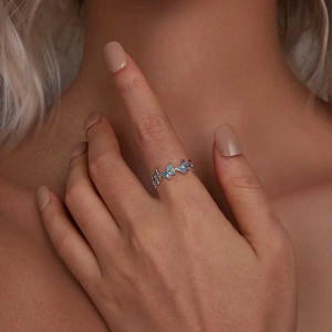 Bague Papillon Envol Azuré Argent 925 | Bijou Cadeau Femme