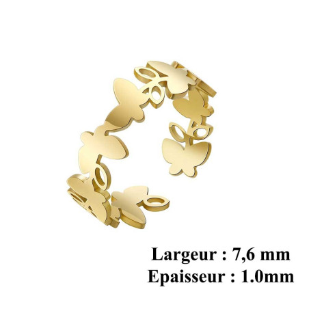 Schmetterlingsring 'Lufttanz' - Eleganter Schmuck in Gold & Silber