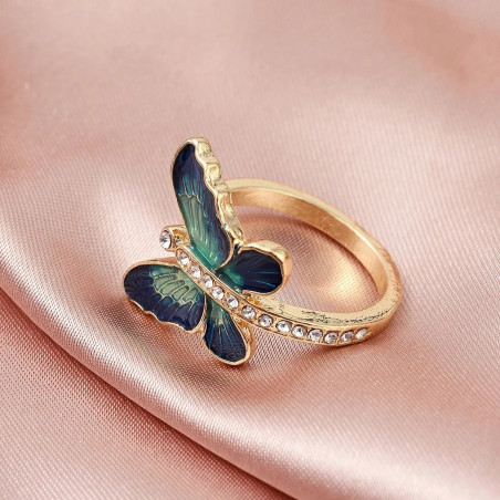 Bague Papillon Ailes Océaniques