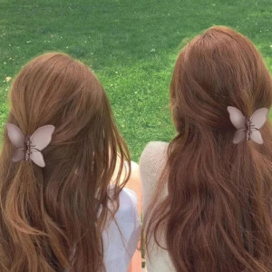 Pince à Cheveux Papillon Élégante - 2 Coloris Délicats