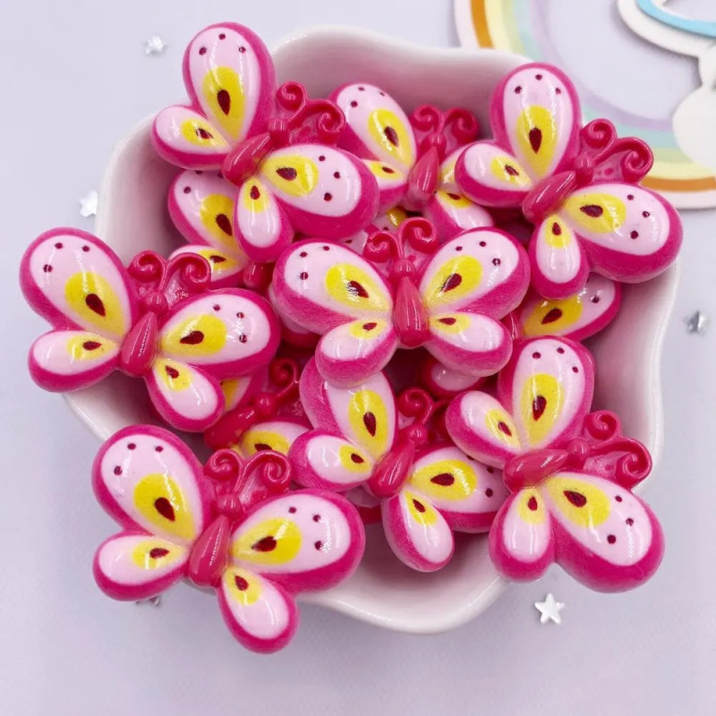 Décoration Figurines Papillons Volants en résine - Lot de 10 pièces