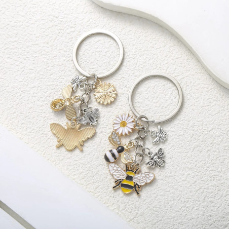 Porte-clés Abeille du Jardin Enchanté | Idée Cadeau Nature