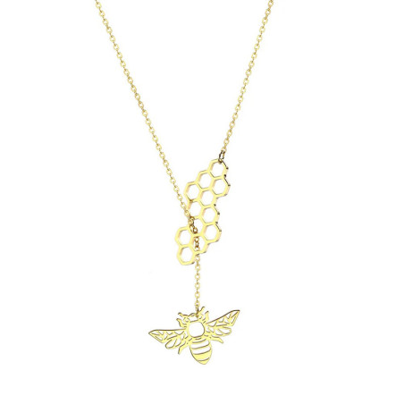 Magnifique collier nid d’abeille est très raffiné !
