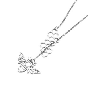 Magnifique collier nid d’abeille est très raffiné !