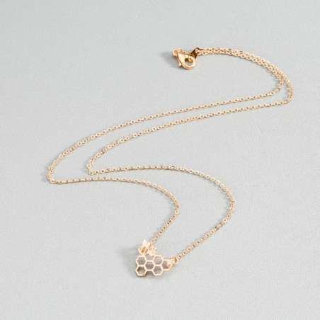 Elegant Hive Bee Necklace | Gold & Silver Bee Jewelry Gift