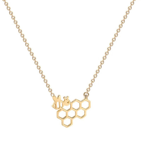 Collana Ape "Alveare Elegante" - Gioiello Donna Oro & Argento