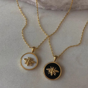 Collier Abeille Élégance Royale | Bijou Abeille Doré