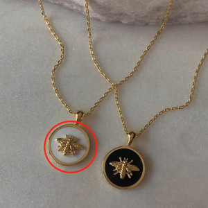 Collier Abeille Élégance Royale | Bijou Abeille Doré