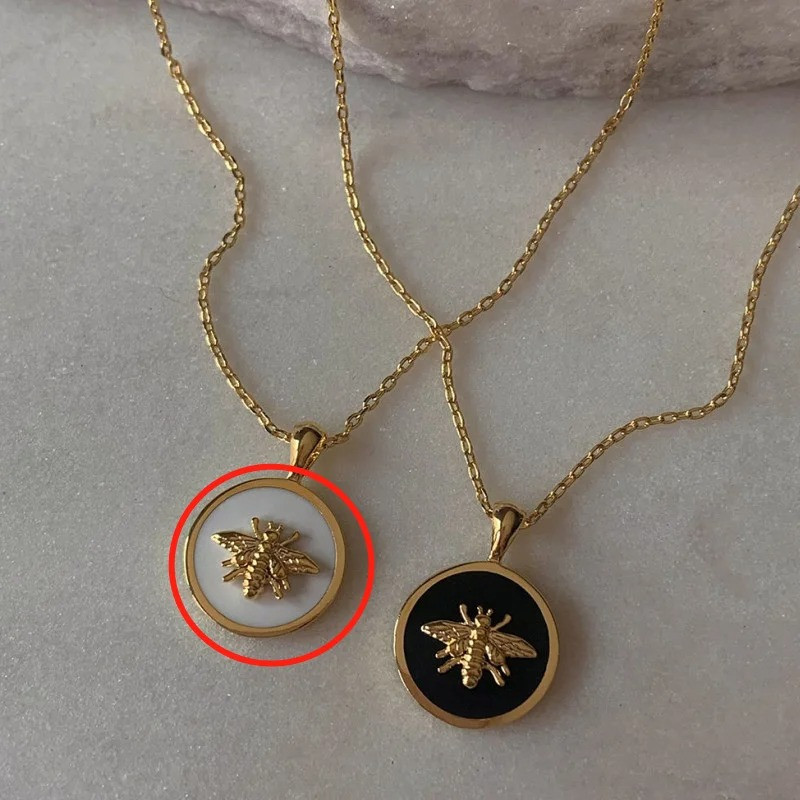 Collier Abeille Élégance Royale | Bijou Abeille Doré