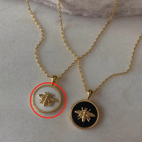 Collier Abeille Élégance Royale | Bijou Abeille Doré