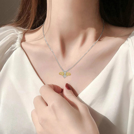 Collar Abeja de Plata de Ley 925 - Joya Elegante y Única