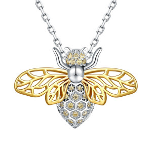 Collier Abeille Argent Sterling - Bijou Abeille Unique & Élégant