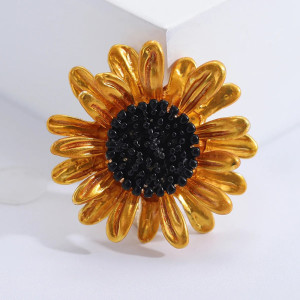 Magnifique Broche tournesol pour tous vos tissus !