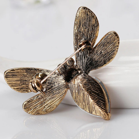 Broche Abeille Cristal Arc-en-ciel | Idée Cadeau Femme Unique