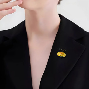 Pins Abeille "Crystal Bee" - 2 couleurs au choix !
