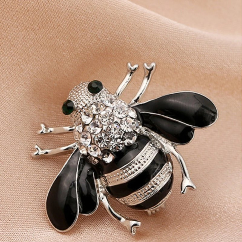Broche Abeille Éclat Nocturne