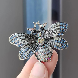 Colllection complètes de broche abeille en strass et perles aux choix