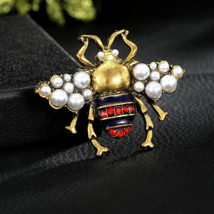 Broche Abeille Impériale | Bijou Unique & Cadeau Femme