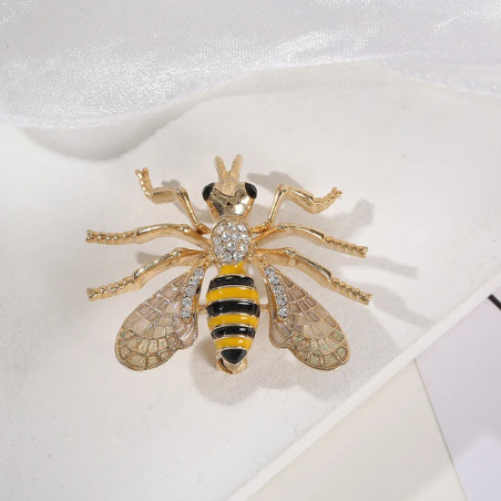 Broche Abeille Aurore