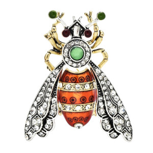 Broche Abeille Cristal Impérial | Bijou Royal Abeille pour Femme