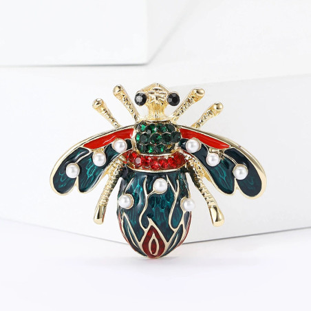 Royal Elegance Bee Brooch | Unique Bee Jewelry Gift for Women