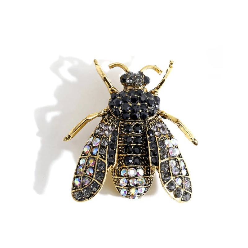 Broche Pin Abeja Imperial con Strass | Joya en 3 Colores
