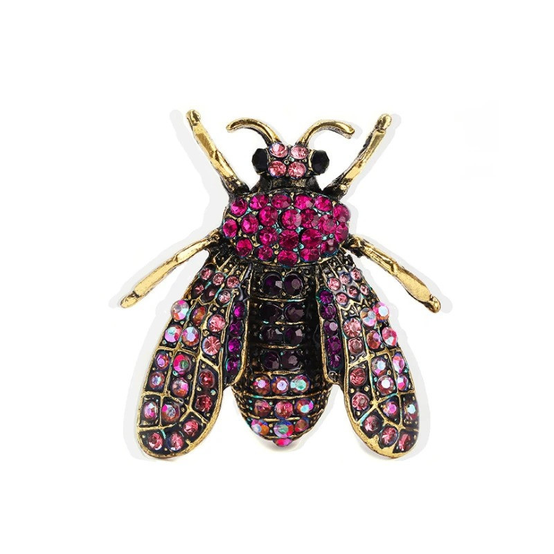 Imperial Rhinestone Bee Brooch | Cute Bee Pin Gift for Women