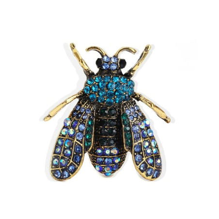 Imperial Rhinestone Bee Brooch | Cute Bee Pin Gift for Women