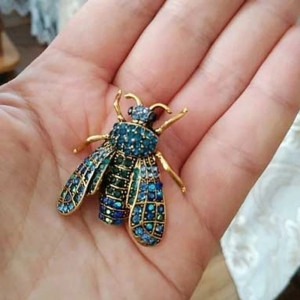 Imperial Rhinestone Bee Brooch | Cute Bee Pin Gift for Women