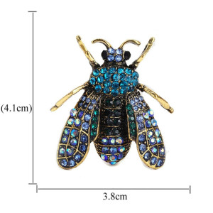 Imperial Rhinestone Bee Brooch | Cute Bee Pin Gift for Women