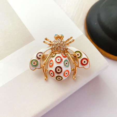 Broche Abeille Bohème Mignonne - Bijou Cadeau Unique Femme