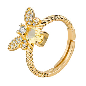 Precious Honey Bee Ring - Unique Gift for Women | 1001Bees